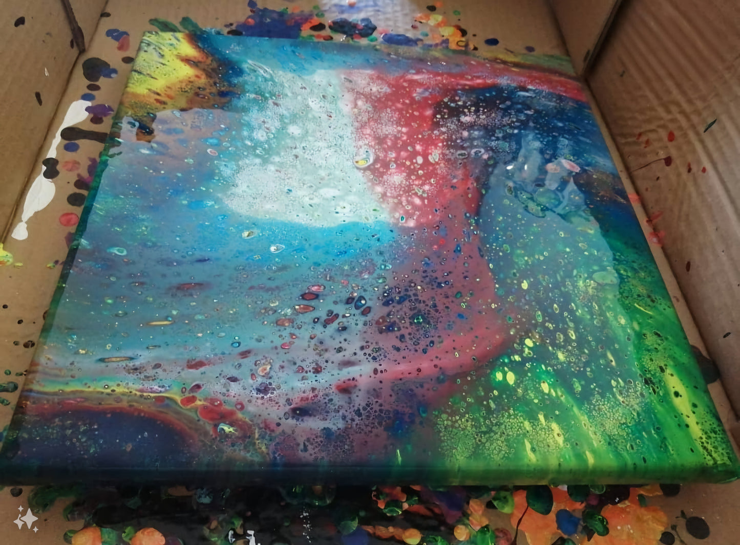 Kids Acrylic Paint Pouring Workshop - Thursday 30th May