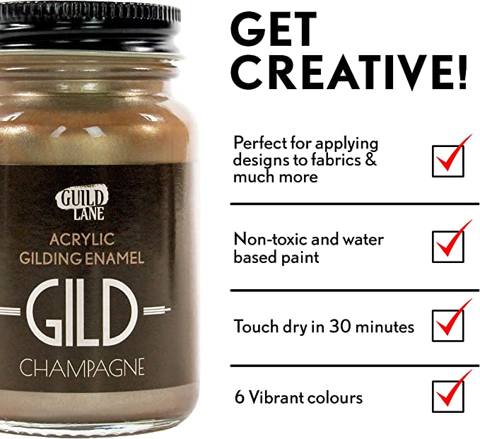 Acrylic GILD Gilding Enamel Paint 30ml