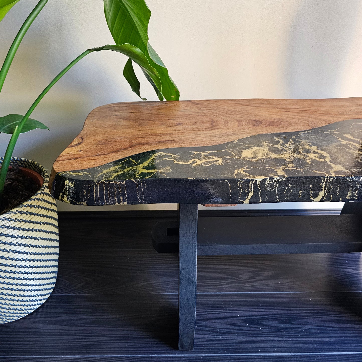 Upcycled Reclaimed Elm Coffee Table