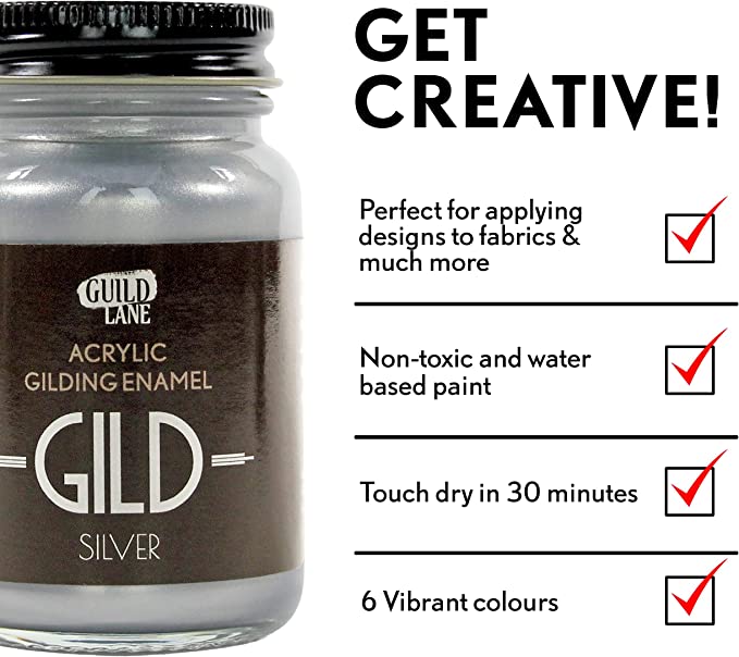 Acrylic GILD Gilding Enamel Paint 30ml